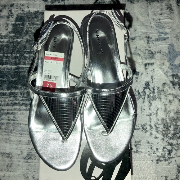 Nine West Women's Rietta Wedge Sandals - Picture 3 of 11